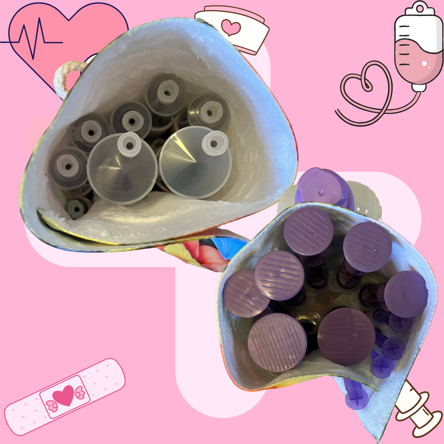 Sloth 2 in 1 Syringe Roll & Med Mat