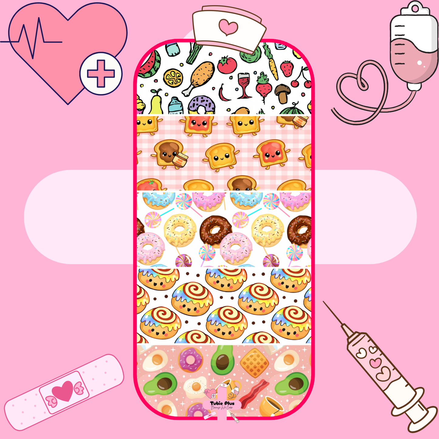 Food Mix Large Tubie Tape