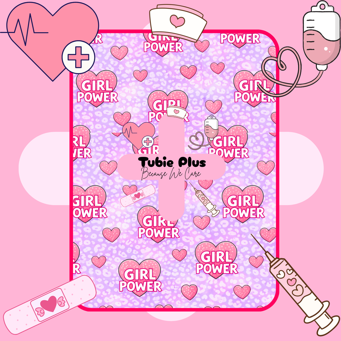 Girl Power Tubie Scrunchie