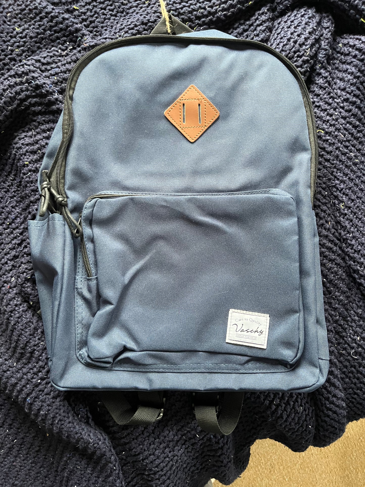 Navy Tube Backpack, Tubie Backpack, Adapted Backpack