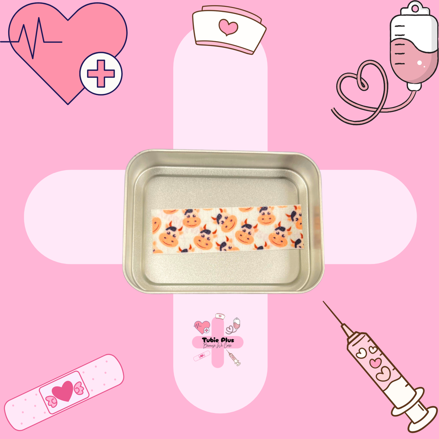 Personalised Small Silver Storage | Tubie Metal Tin