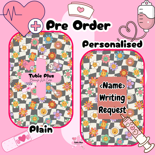 Check Floral Notebook