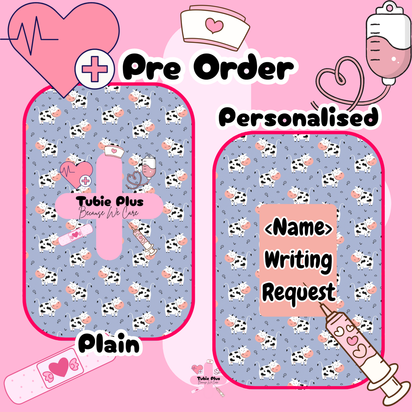 Daisy Cow Blue Notebook