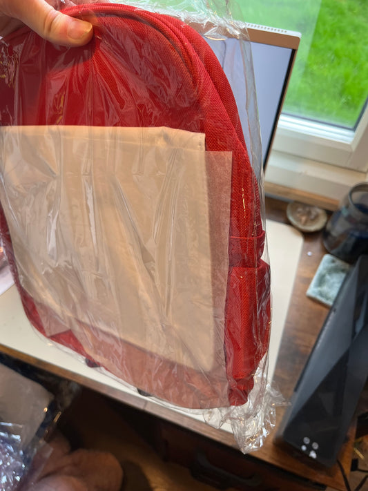 Personalised 500ml Pink Tubie Backpack, Tubie Backpack, Adapted Backpack