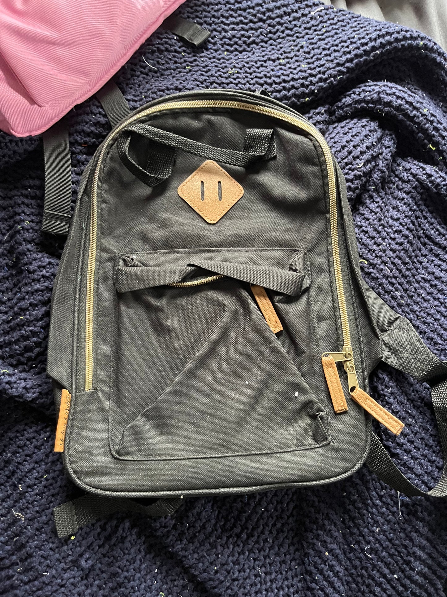 Black 500ml Tube Backpack, Tubie Backpack, Adapted Backpack