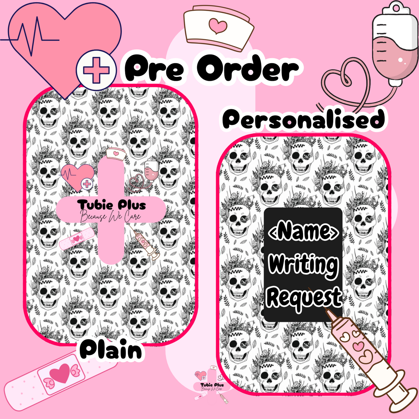 Skull Flower Notebook