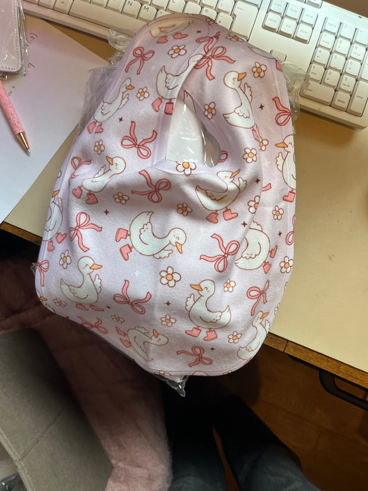 Pink Welly Goose Fleece Bib