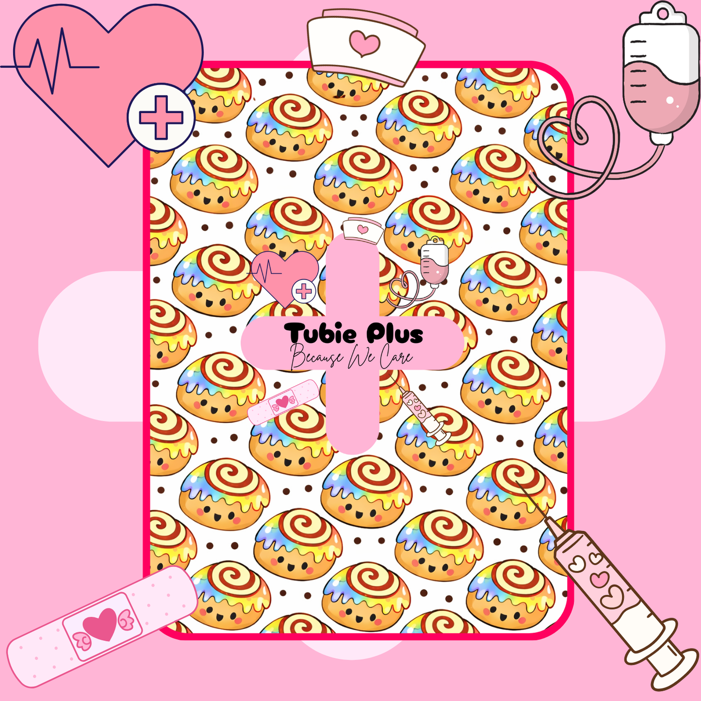 Rainbow Buns Tubie Scrunchie