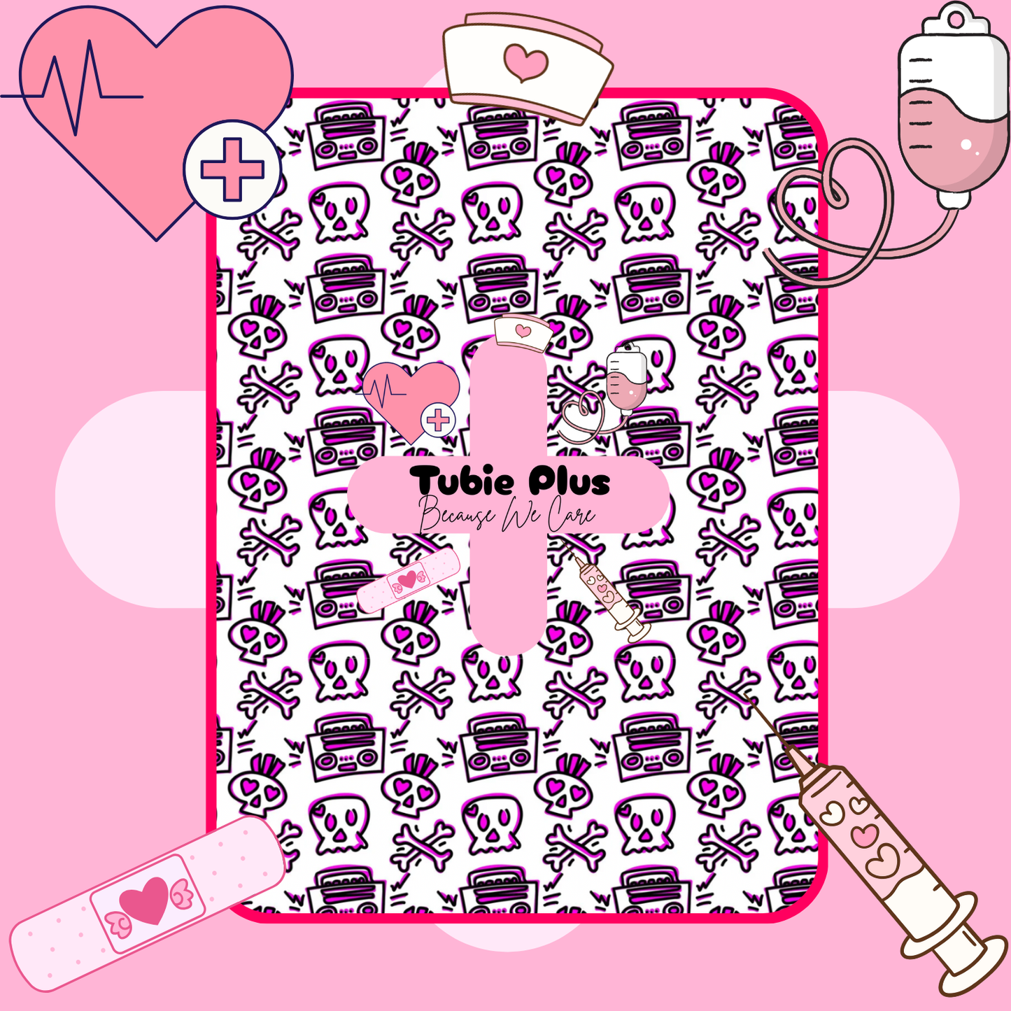 Alternative Music Tubie Scrunchie