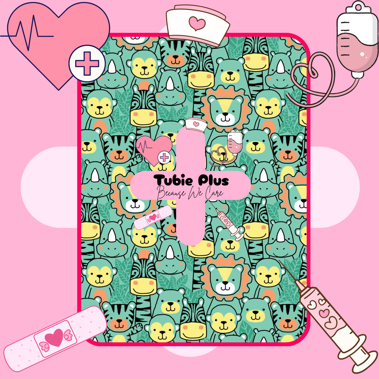 Animal Crowd 2 in 1 Syringe Roll & Med Mat