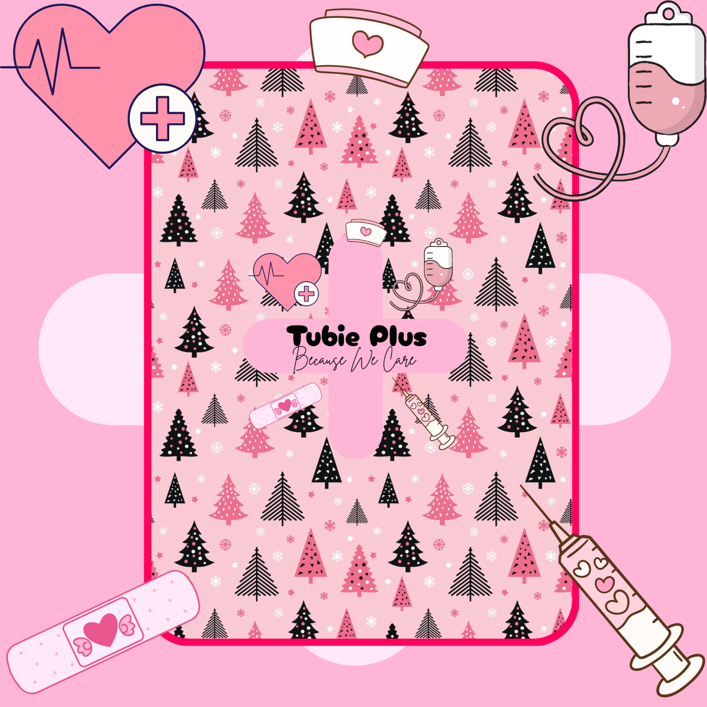 Pink Christmas Trees Tubie Products