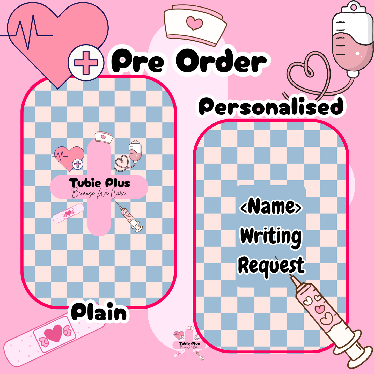 Pastel Check Notebook