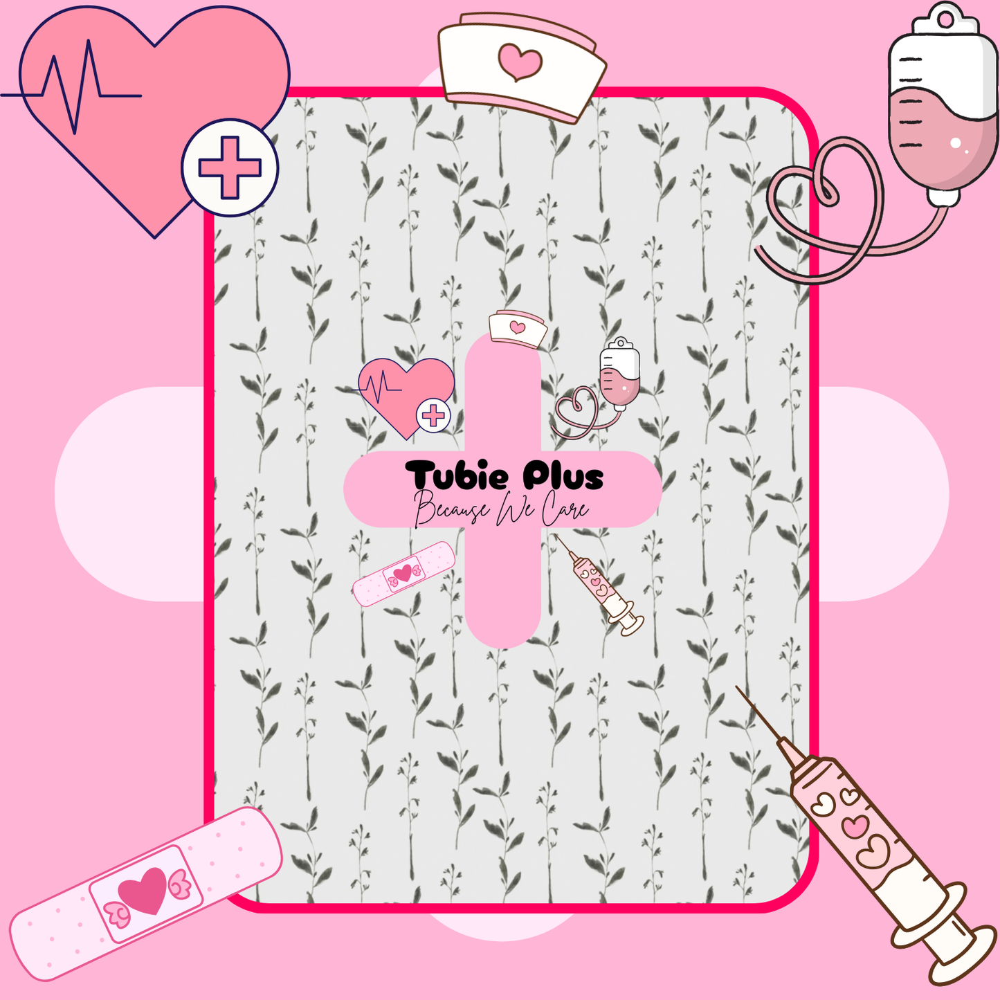 Boho Grass Tubie Scrunchie