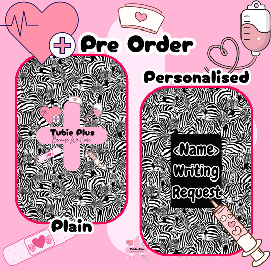 Zebra Crowd Print Notebook