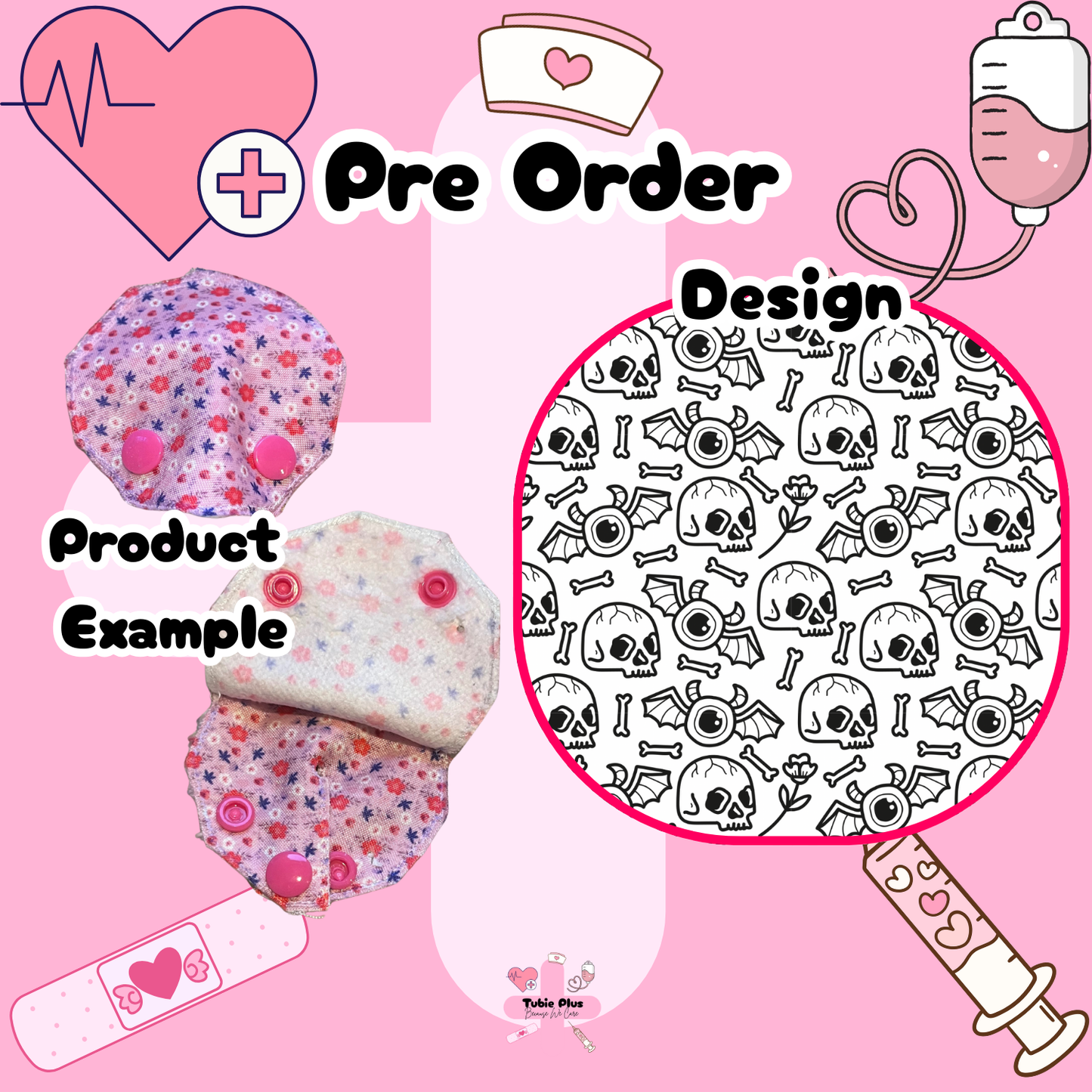 Skulls Covered Tubie Pad