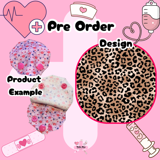 Leopard Print Covered Tubie Pad