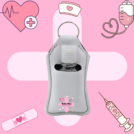 Personalised Hand Sanitiser or Lipstick Sleeve with Wristlet Strap - Large