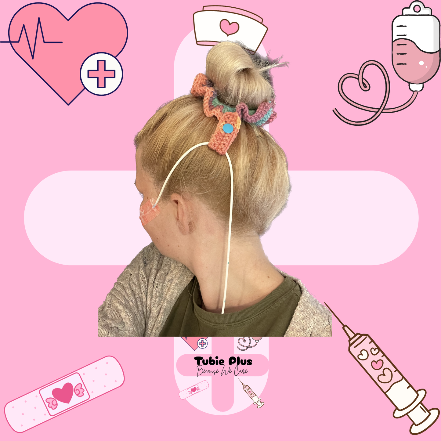 Space Tubie Scrunchie