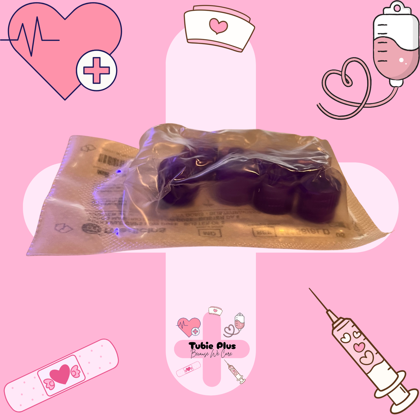 ENFit Cap Sterile Pack of 8