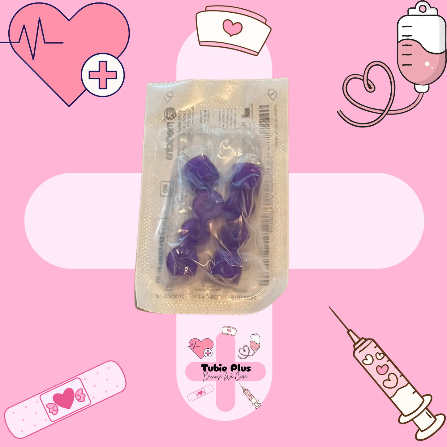 ENFit Cap Sterile Pack of 8