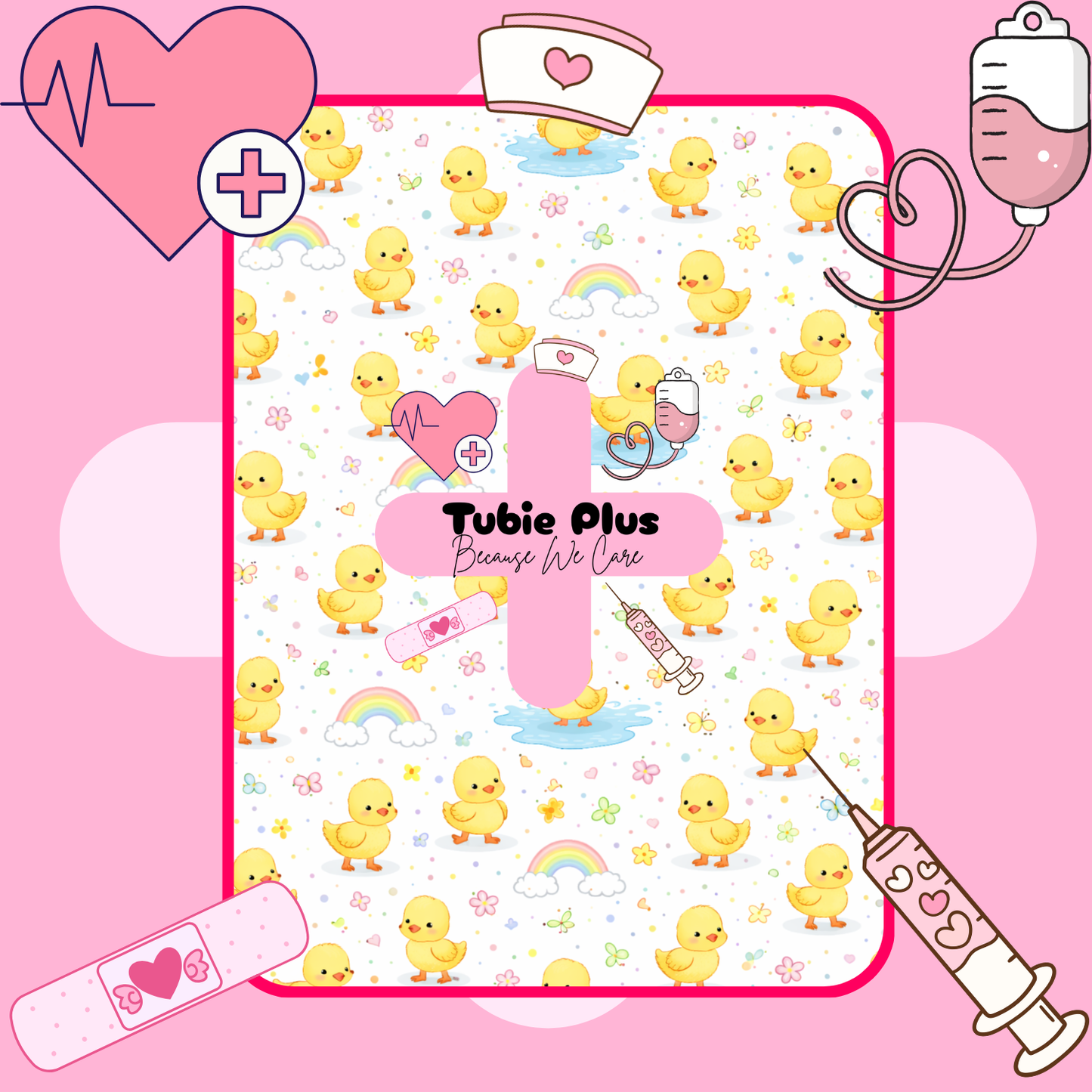 Cute Chick 2 in 1 Syringe Roll & Med Mat