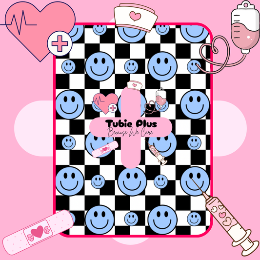 Blue Check Smiley Tubie Products