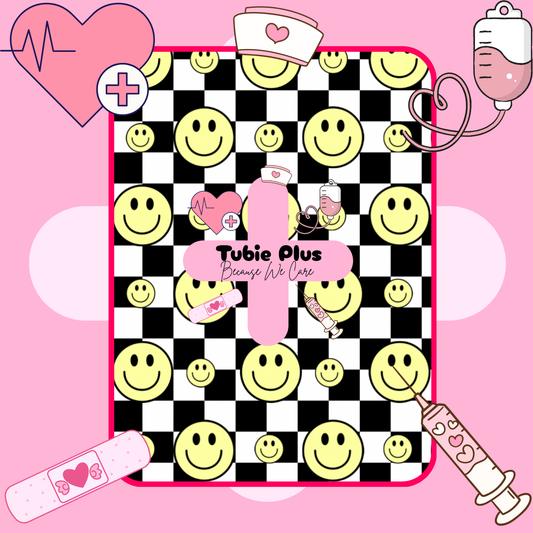 Yellow Check Smiley Tubie Products