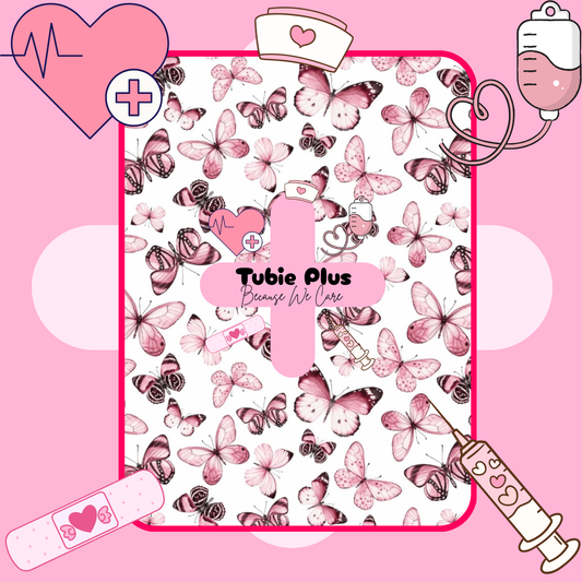 Boho Pastel Pink Butterflies Tubie Products