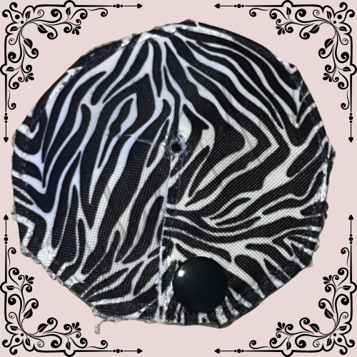 Zebra Print Tubie Pad