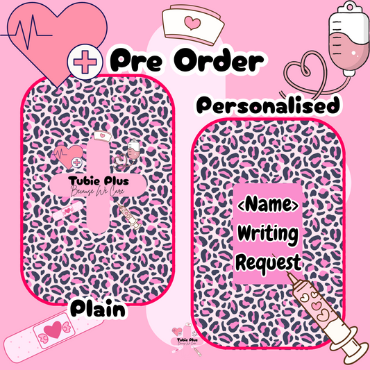 Pink Leopard Print Notebook