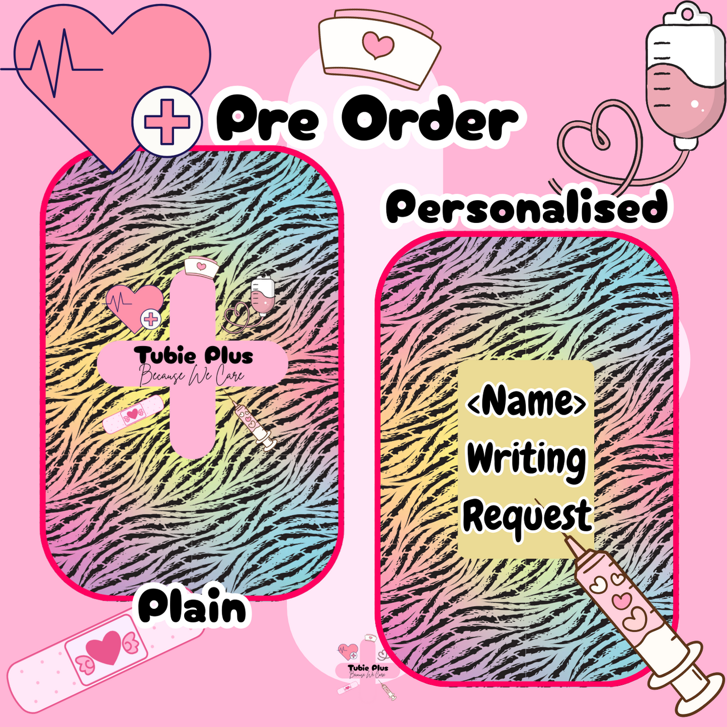 Rainbow Zebra Print Notebook