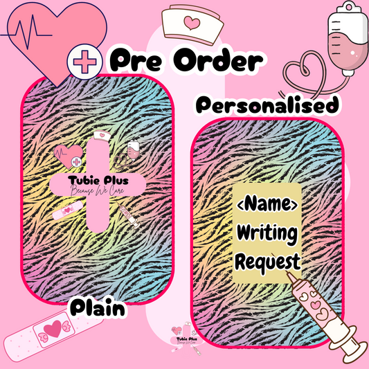 Rainbow Zebra Print Notebook