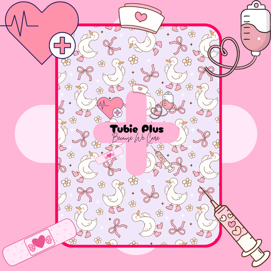 Pink Welly Goose Tubie Scrunchie