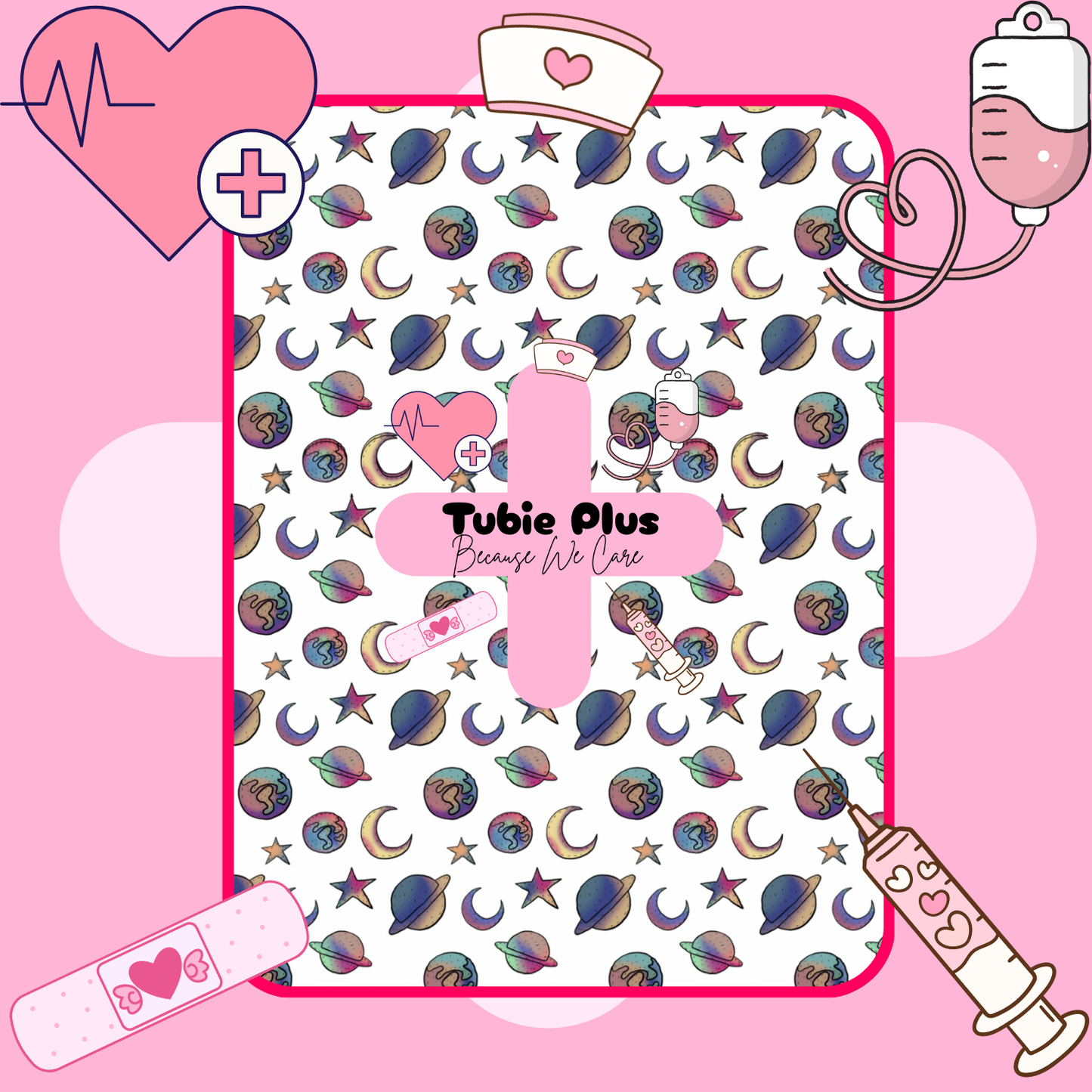 Planets Tubie Scrunchie