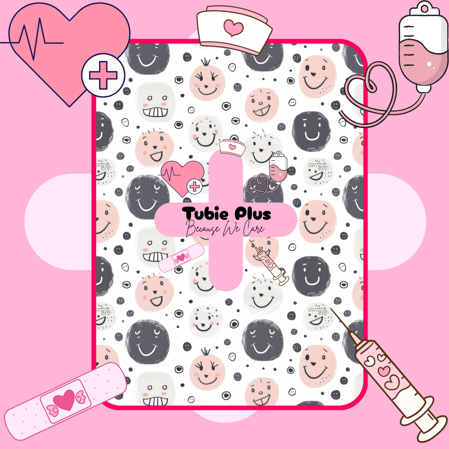 Smiley Tubie Scrunchie