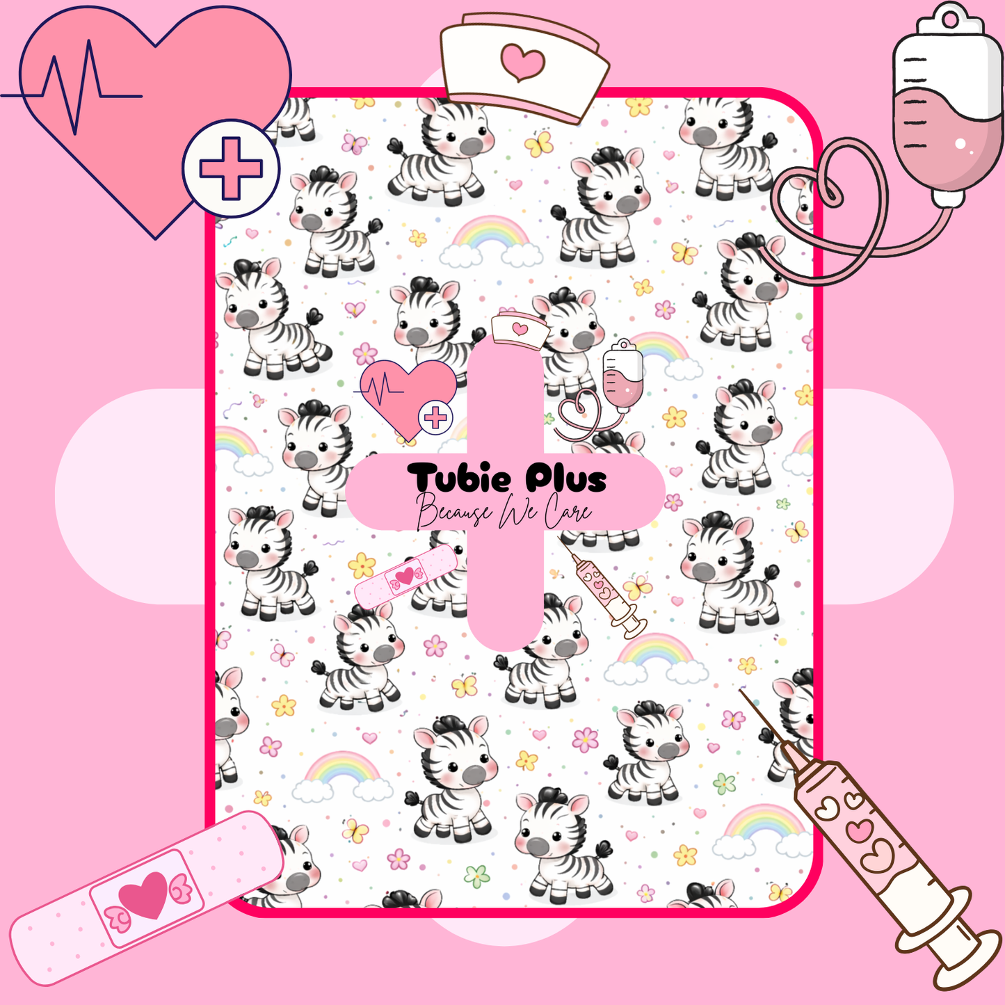 Cute Baby Zebra 2 in 1 Syringe Roll & Med Mat