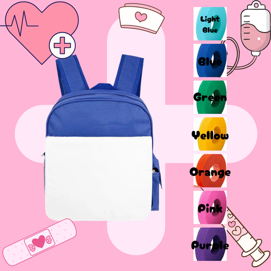 Personalised 500ml Blue Tubie Backpack, Tubie Backpack, Adapted Backpack