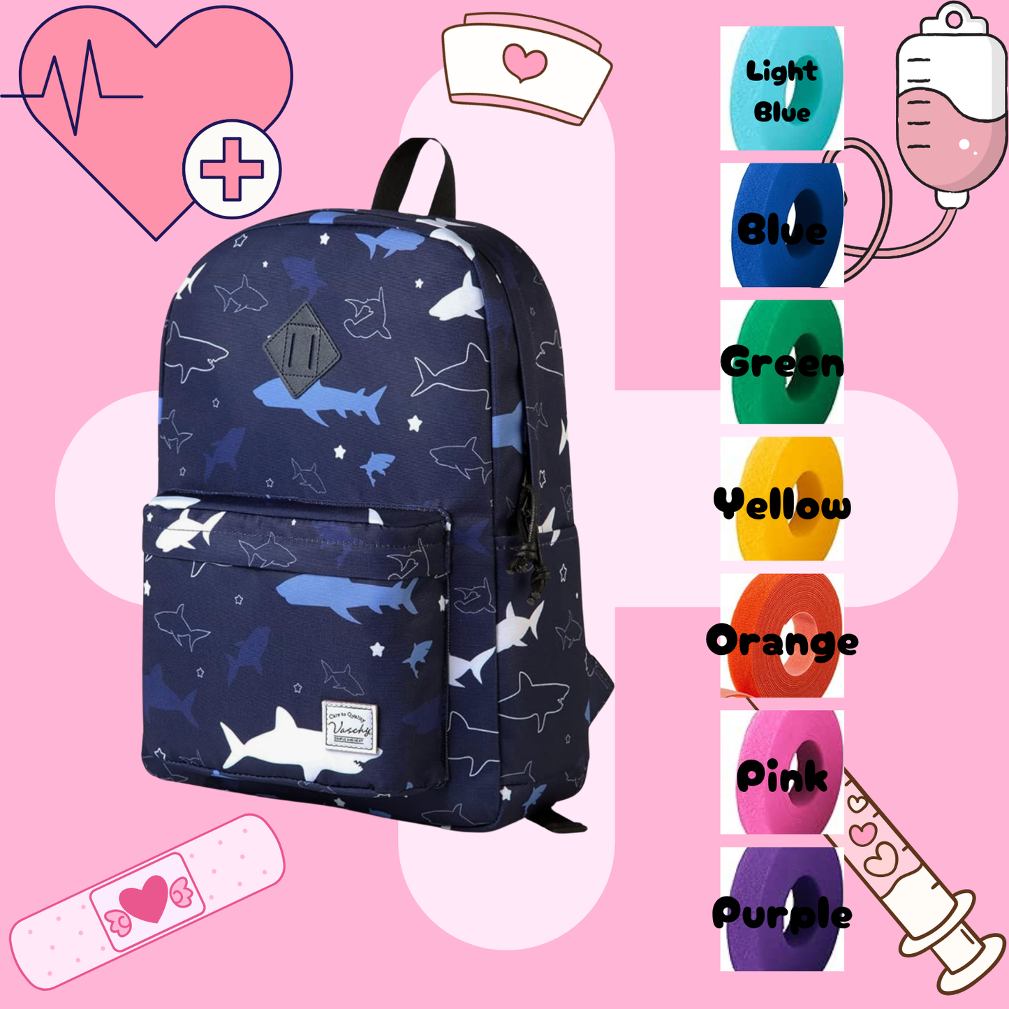 Shark Tube Backpack, Tubie Backpack, Adapted Backpack