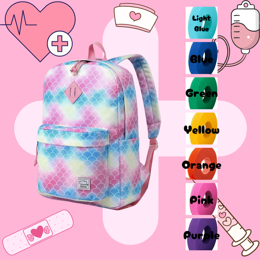 Mermaid Tube Backpack, Tubie Backpack, Adapted Backpack