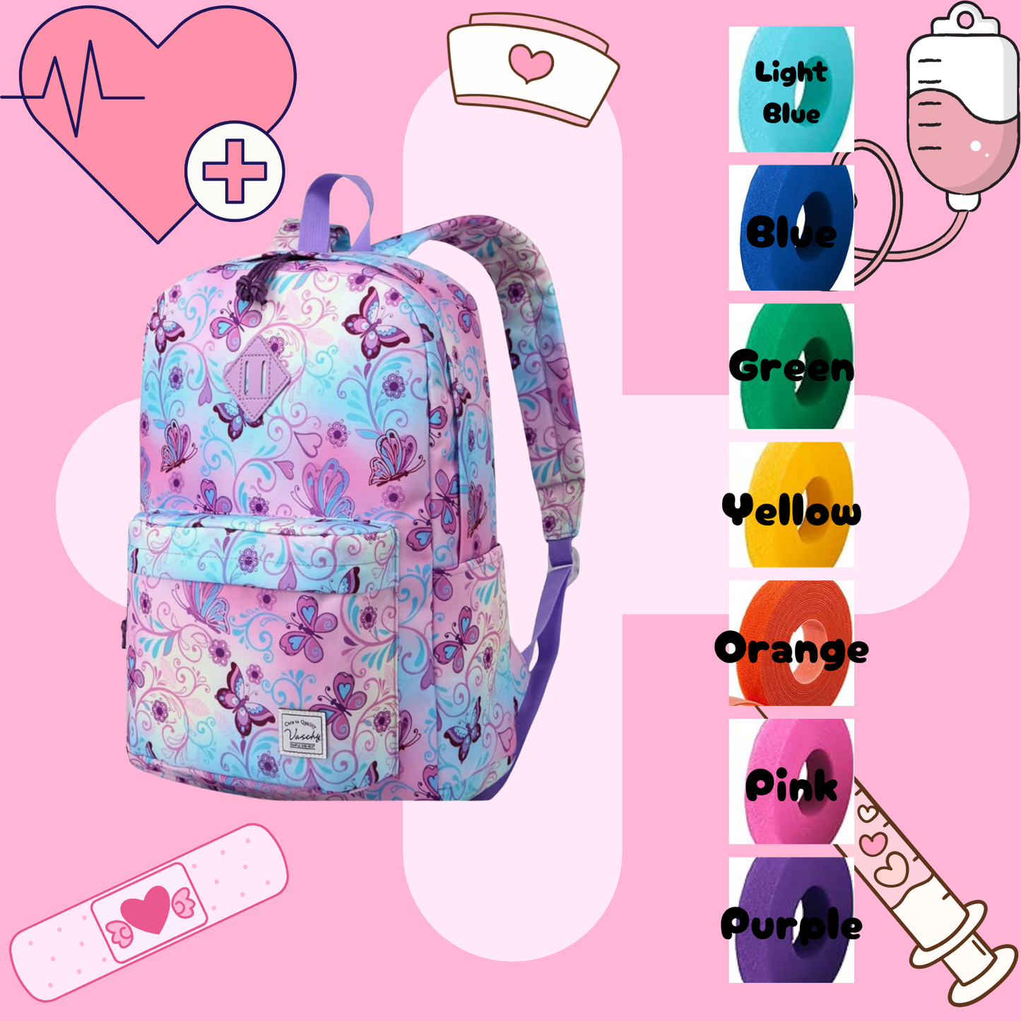 Butterfly Tube Backpack, Tubie Backpack, Adapted Backpack