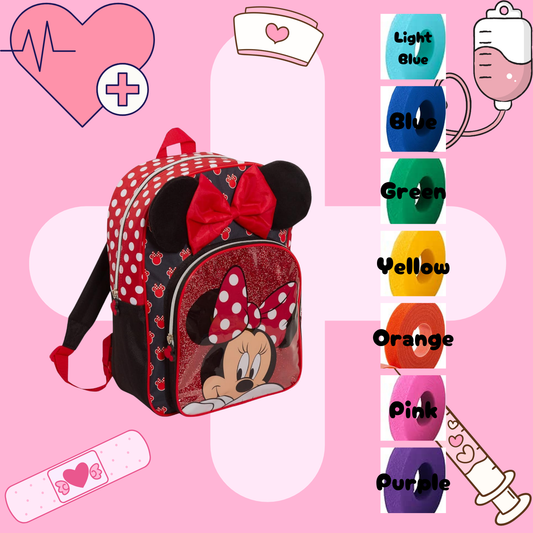 Mini Mouse Tube Backpack, Tubie Backpack, Adapted Backpack