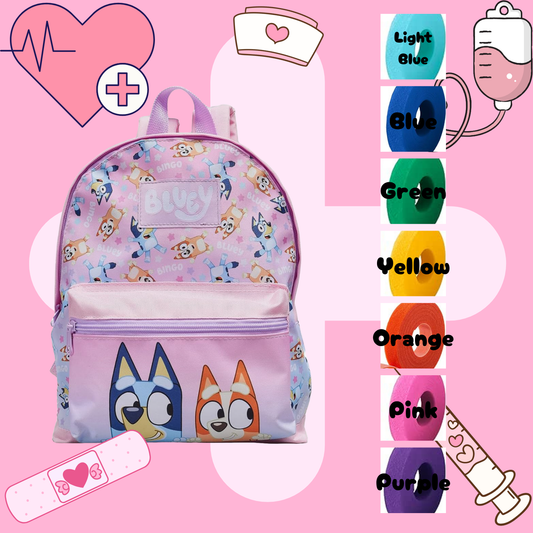 Bluey Tube Backpack, Tubie Backpack, Adapted Backpack