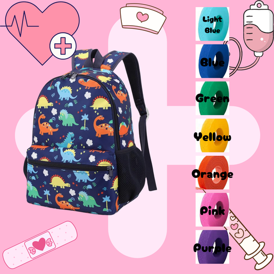 Dinosaur Tube Backpack, Tubie Backpack, Adapted Backpack