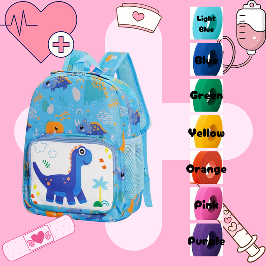 Dinosaur Tube Backpack, Tubie Backpack, Adapted Backpack