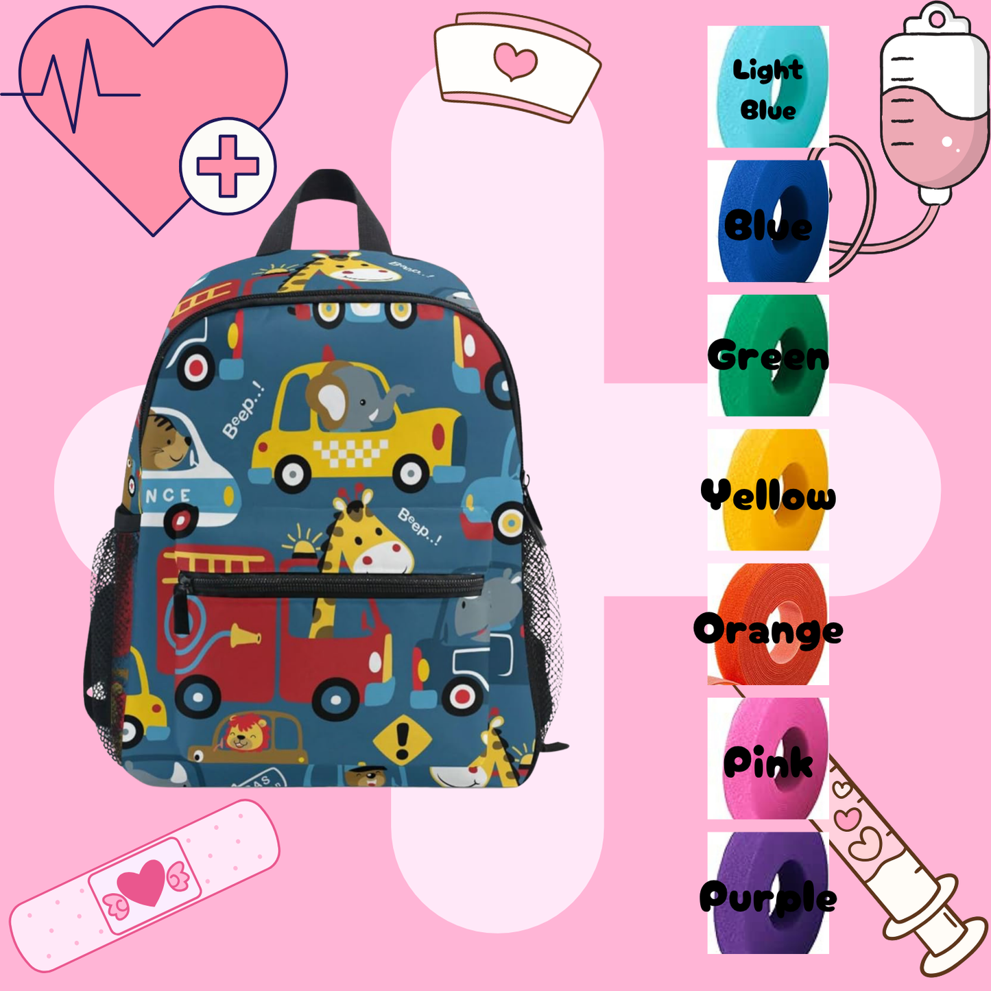 Traffic Tube Backpack, Tubie Backpack, Adapted Backpack