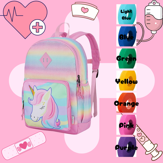 Unicorn Tube Backpack, Tubie Backpack, Adapted Backpack
