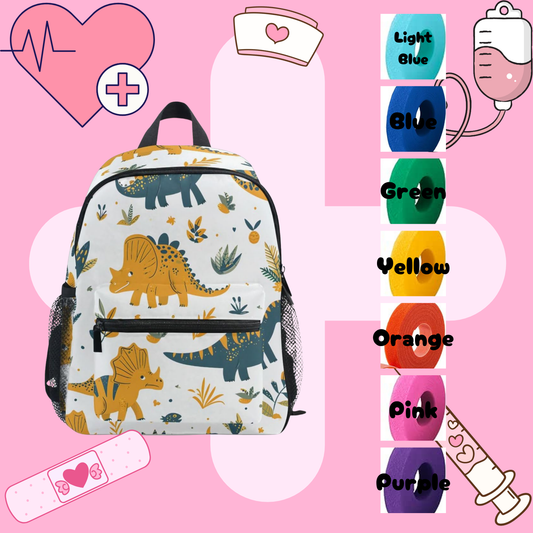 Dinosaur Tube Backpack, Tubie Backpack, Adapted Backpack