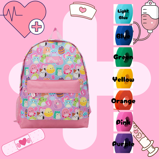 Squishmallows Tube Backpack, Tubie Backpack, Adapted Backpack