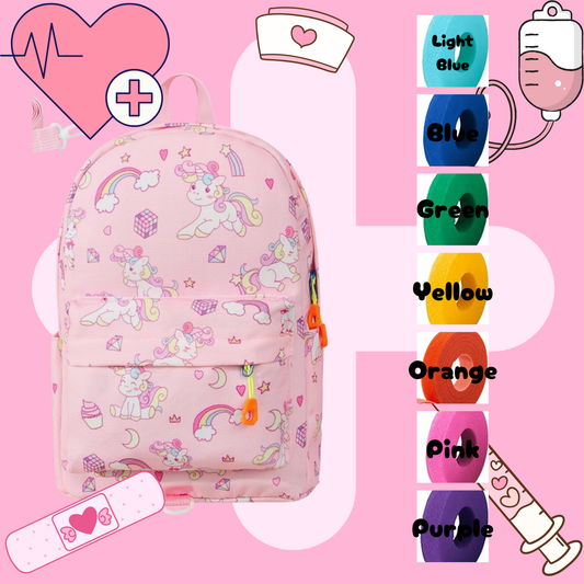Unicorn Tube Backpack, Tubie Backpack, Adapted Backpack