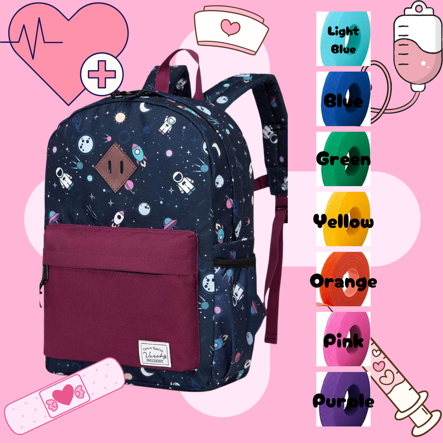 Space Tube Backpack, Tubie Backpack, Adapted Backpack